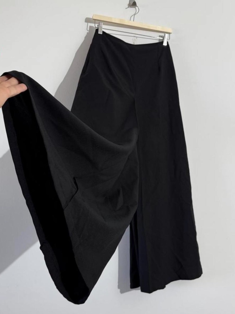 Archival Comme Ca Des Halles | Wide Leg Deconstructed Black Trousers | Medium - Picture 3 of 6